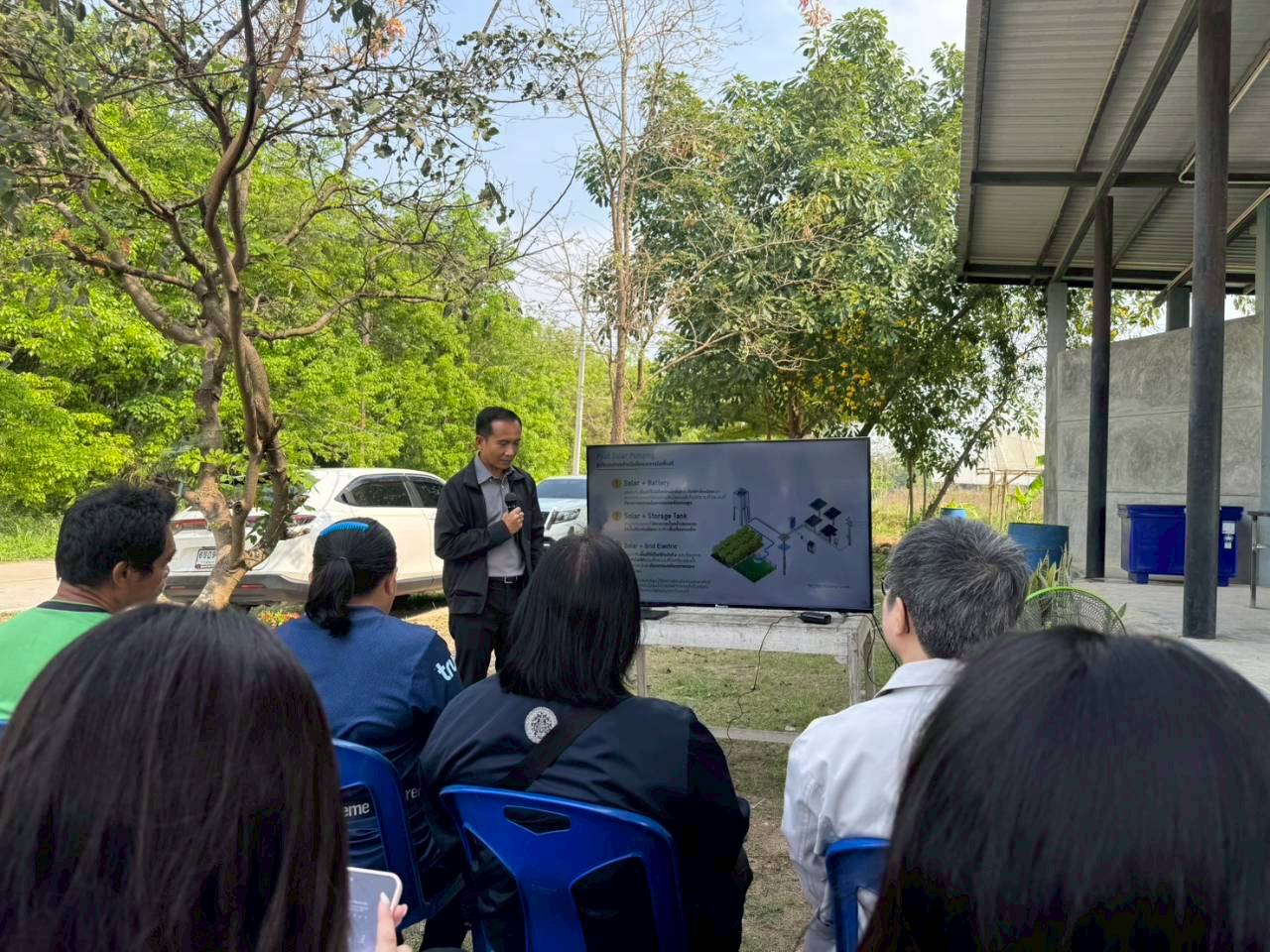 title - ส.ป.ก. ร่วมกับ TICA และ GIZ ลงพื้นที่โครงการนำร่องระบบสูบน้ำพลังงานแสงอาทิตย์เพื่อการเกษตรที่ยั่งยืนในเขตปฏิรูปที่ดิน ณ แปลงพื้นที่ คทช. จังหวัดชลบุรี